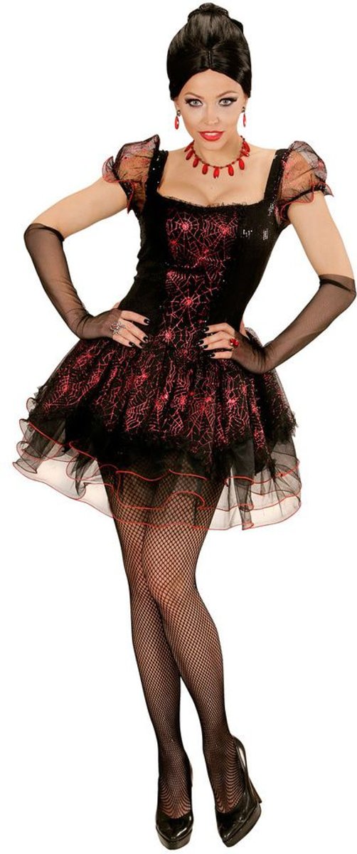 Vampier & Dracula Kostuum | Burlesque Vampier | Vrouw | Large | Halloween | Verkleedkleding